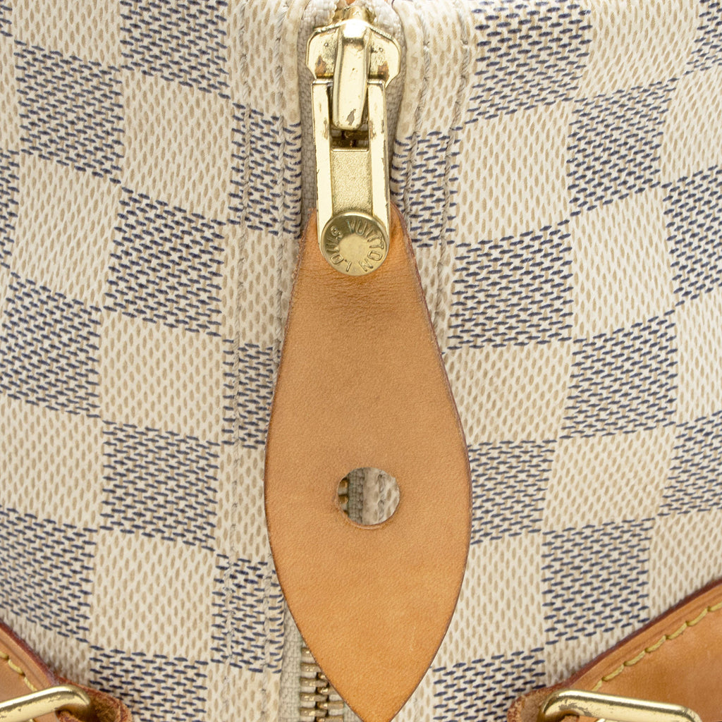 Louis Vuitton Damier Azur Speedy 35 Satchel (SHF-EH25OJ)