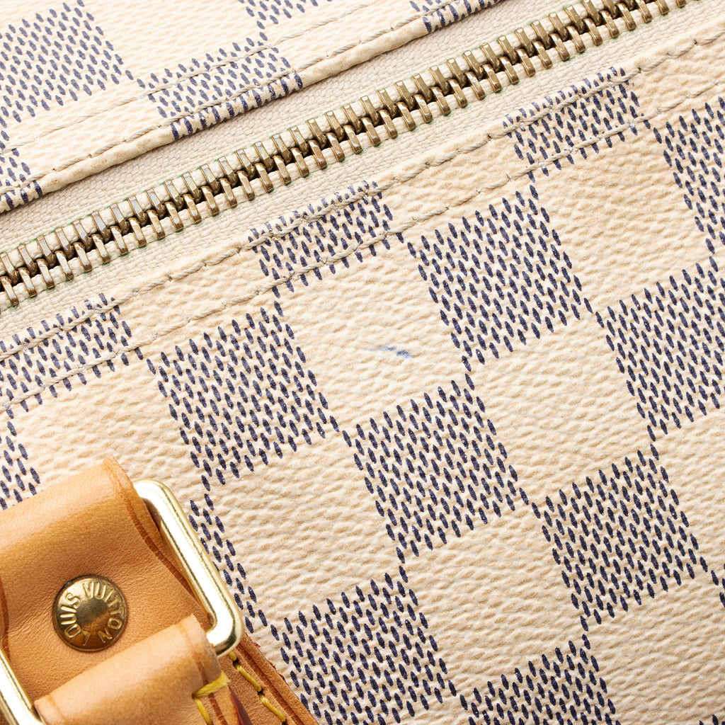 Louis Vuitton Damier Azur Speedy 35 Satchel
