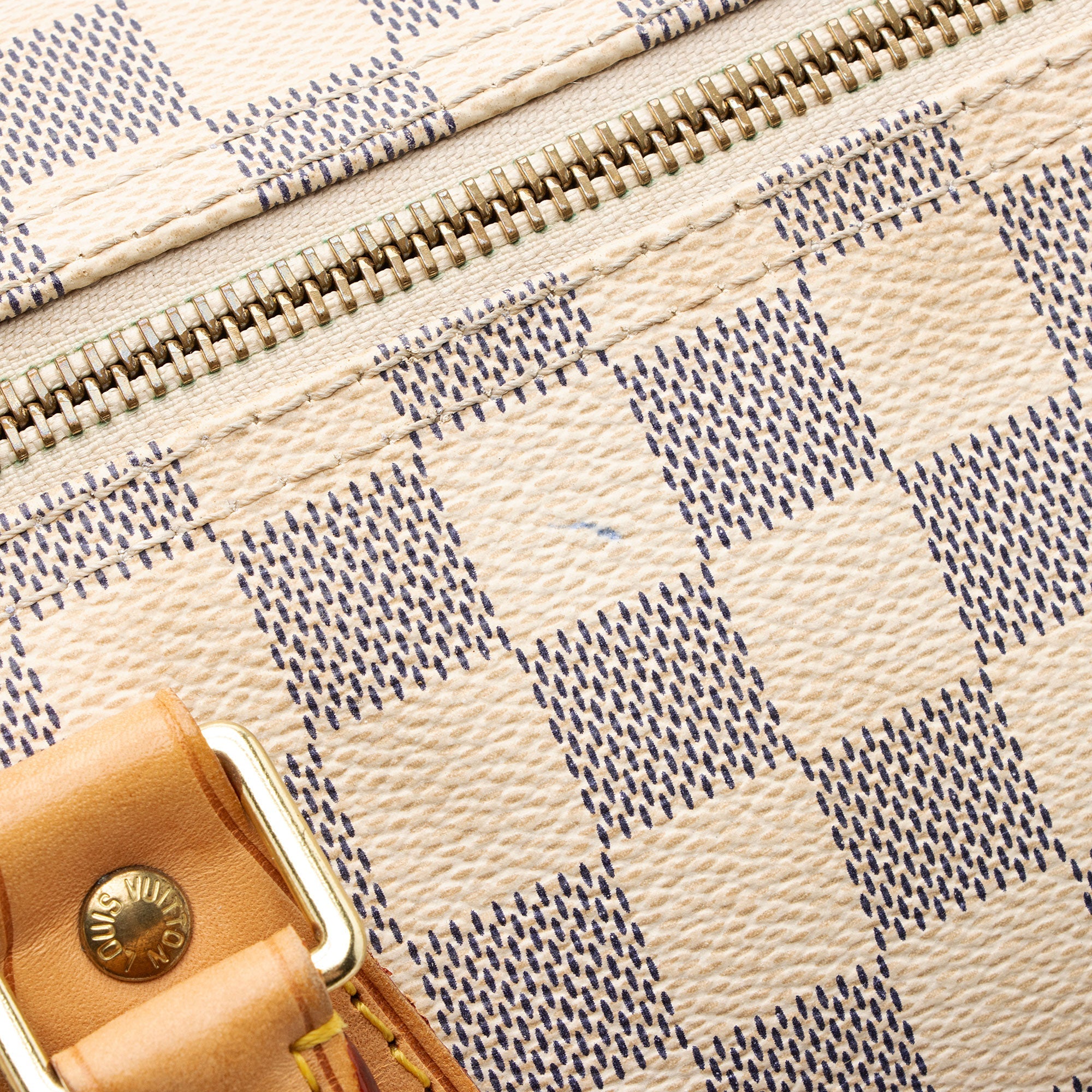 Louis Vuitton Damier Azur Speedy 35 Satchel