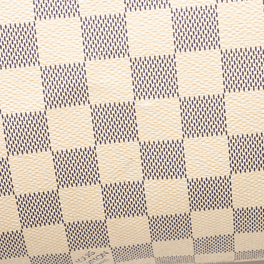 Louis Vuitton Damier Azur Speedy 35 Satchel
