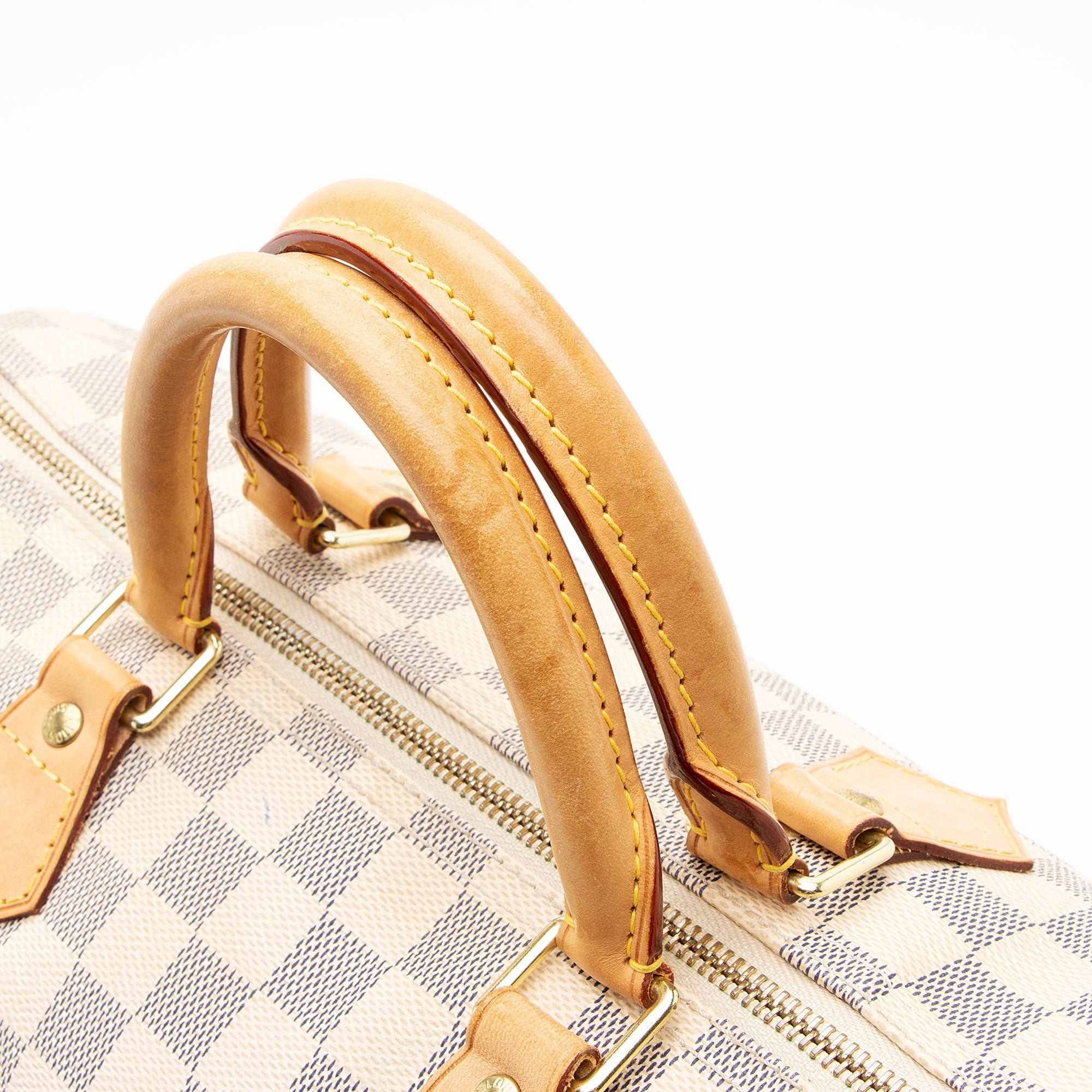 Louis Vuitton Damier Azur Speedy 35 Satchel