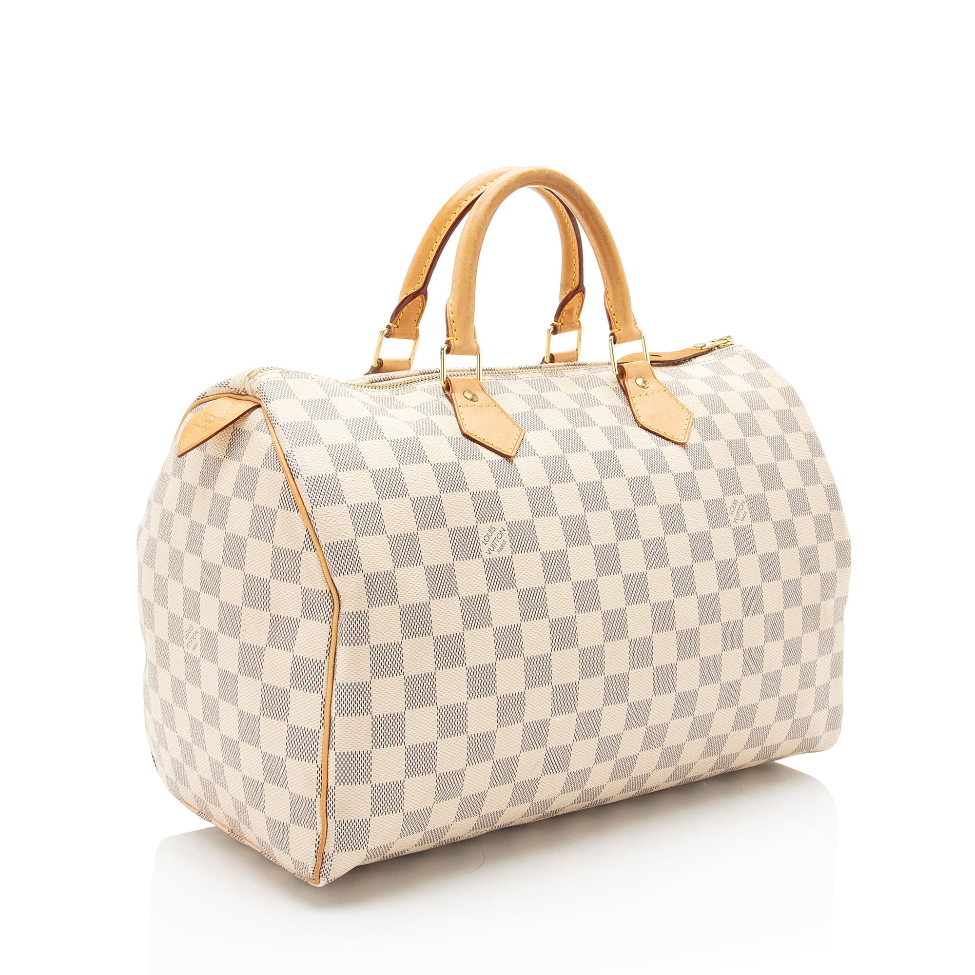 Louis Vuitton Damier Azur Speedy 35 Satchel