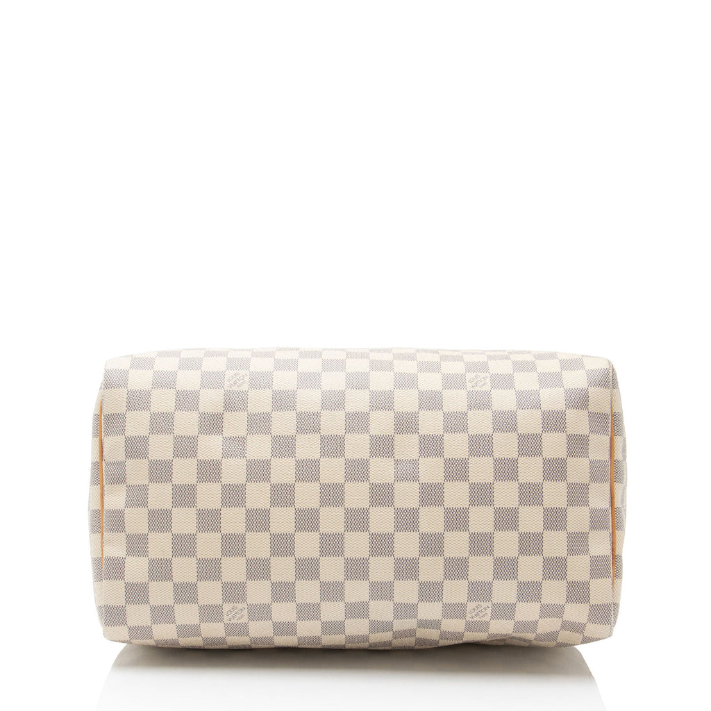 Louis Vuitton Damier Azur Speedy 35 Satchel