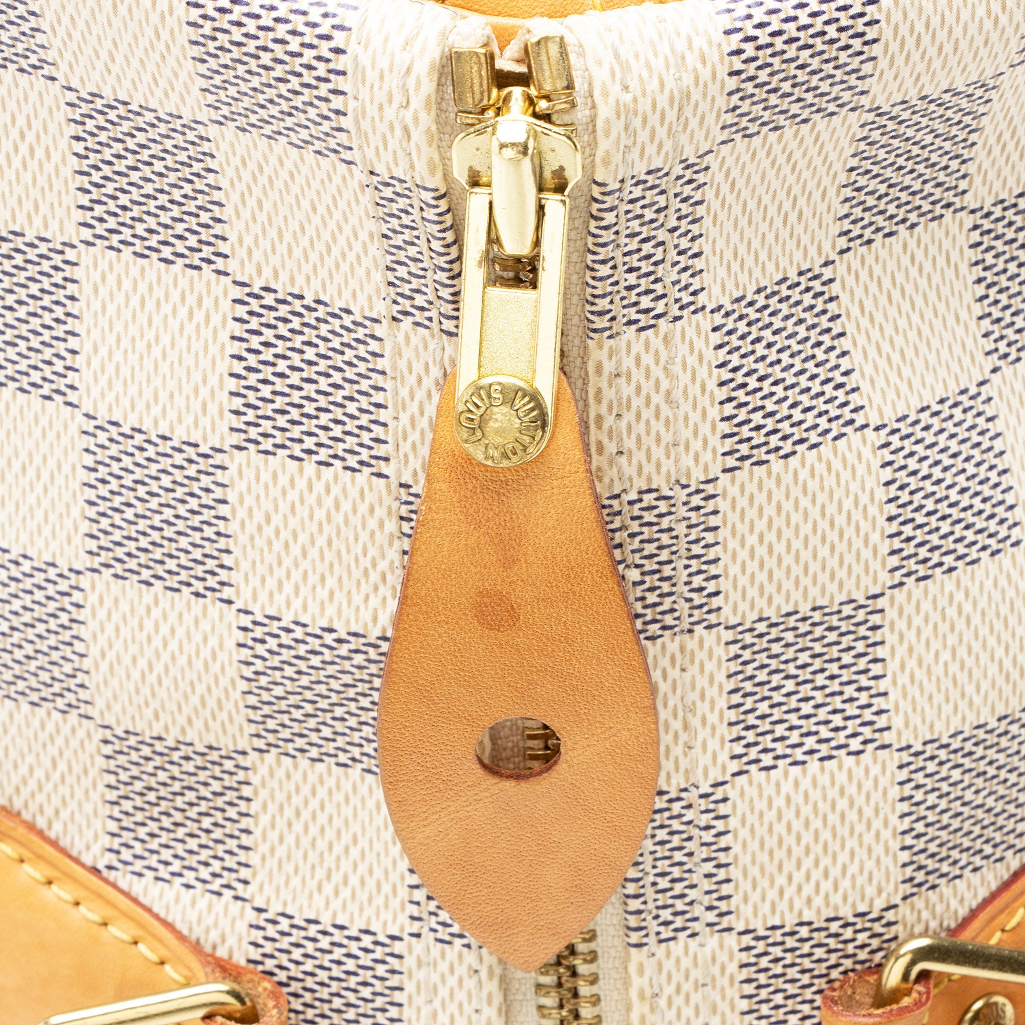 Louis Vuitton Damier Azur Speedy 35 Satchel