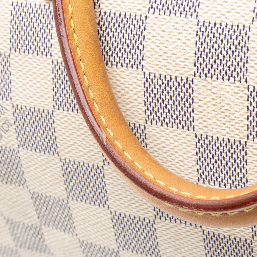 Louis Vuitton Damier Azur Speedy 35 Satchel