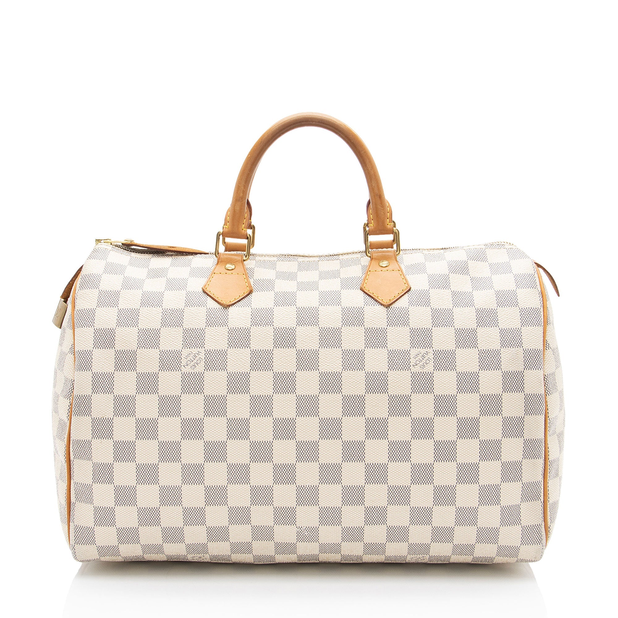 Louis Vuitton Damier Azur Speedy 35 Satchel