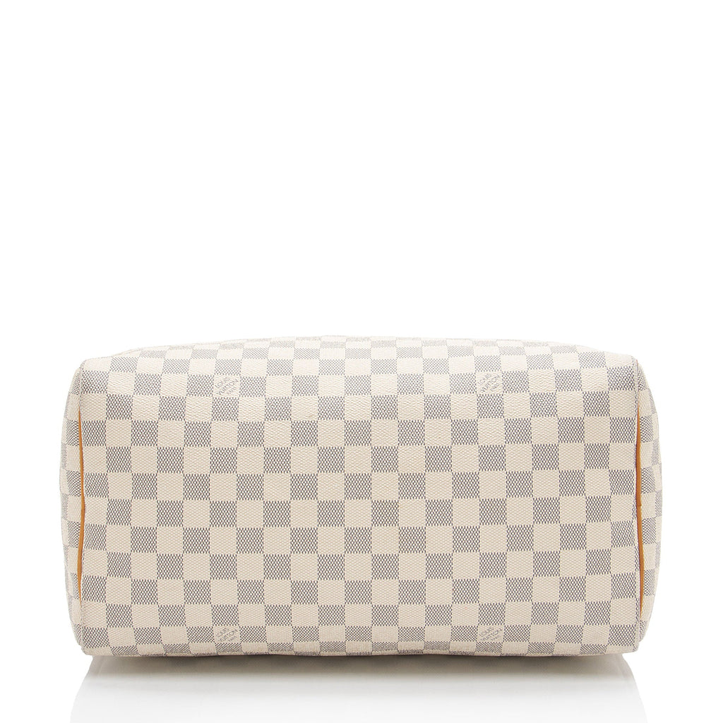 Louis Vuitton Damier Azur Speedy 35 Satchel