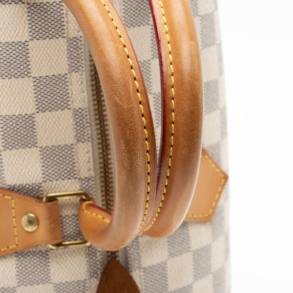 Louis Vuitton Damier Azur Speedy 35 Satchel