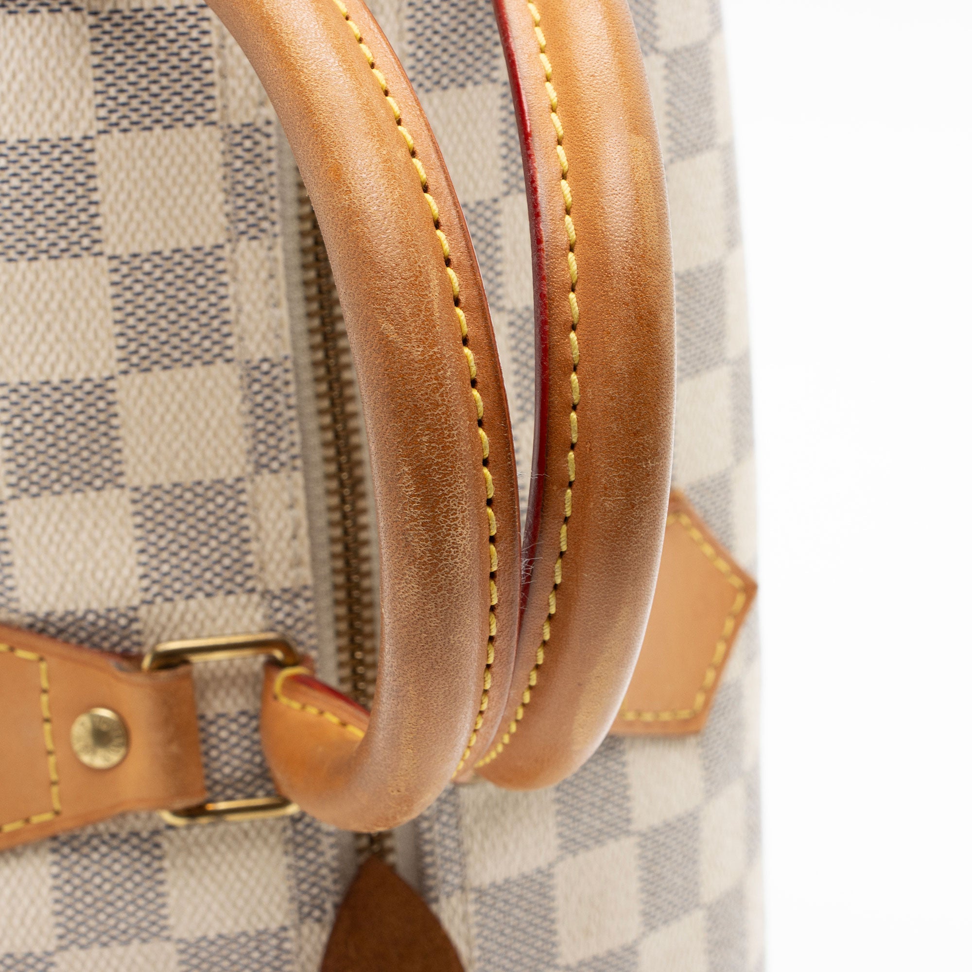 Louis Vuitton Damier Azur Speedy 35 Satchel