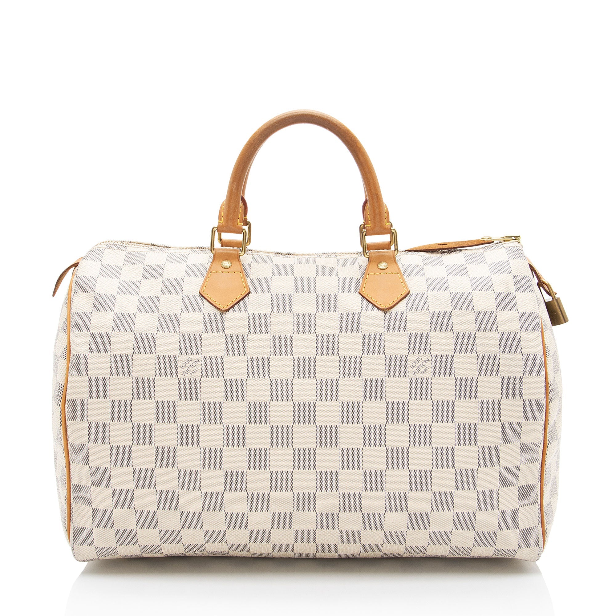 Louis Vuitton Damier Azur Speedy 35 Satchel