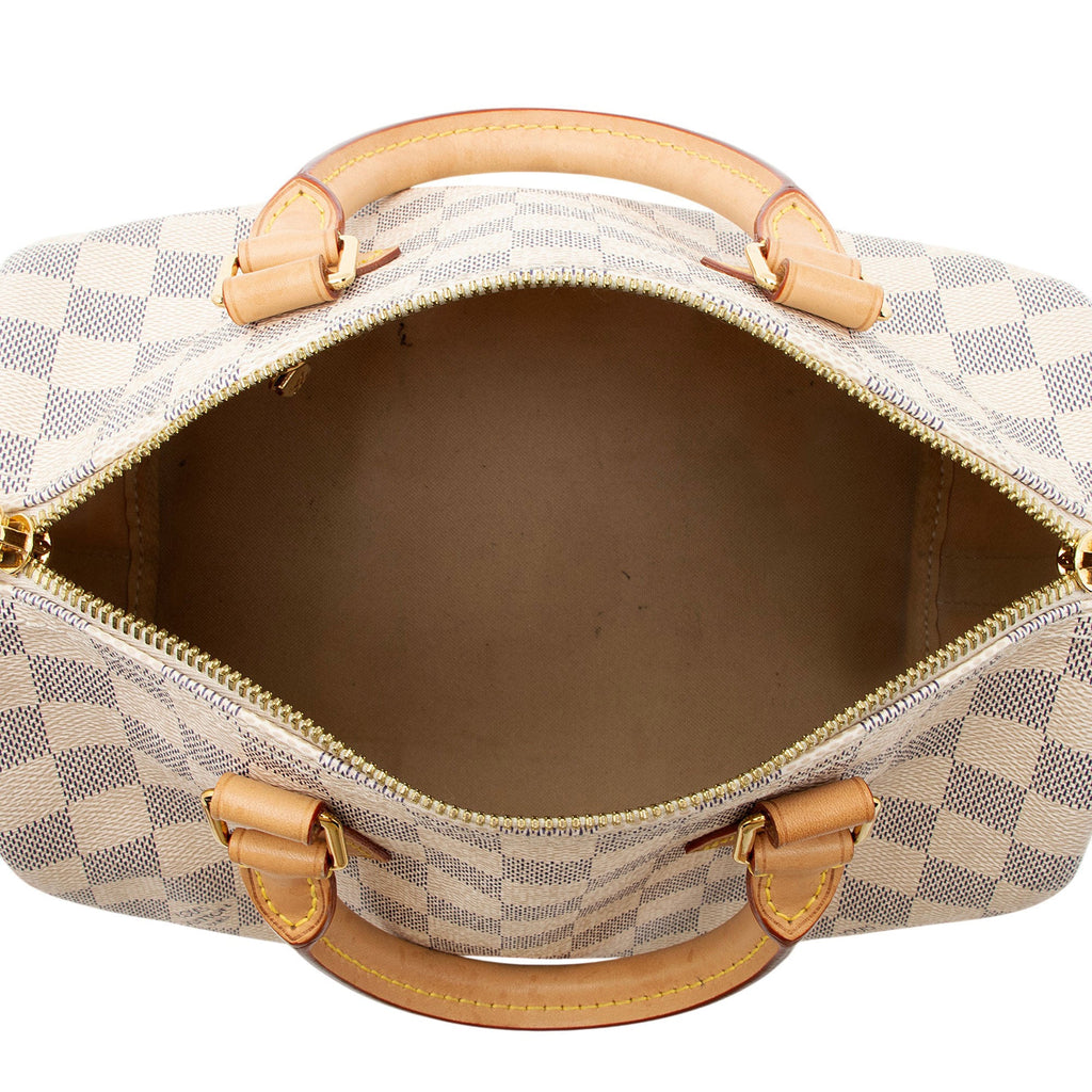 Louis Vuitton Damier Azur Speedy Bandouliere 25 Satchel