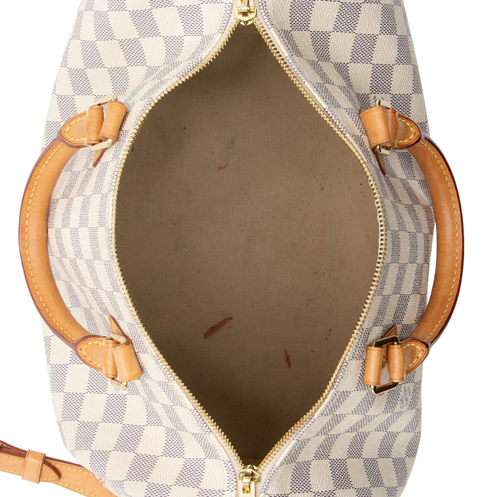 Louis Vuitton Damier Azur Speedy Bandouliere 30 Satchel (SHF-HJLROz)