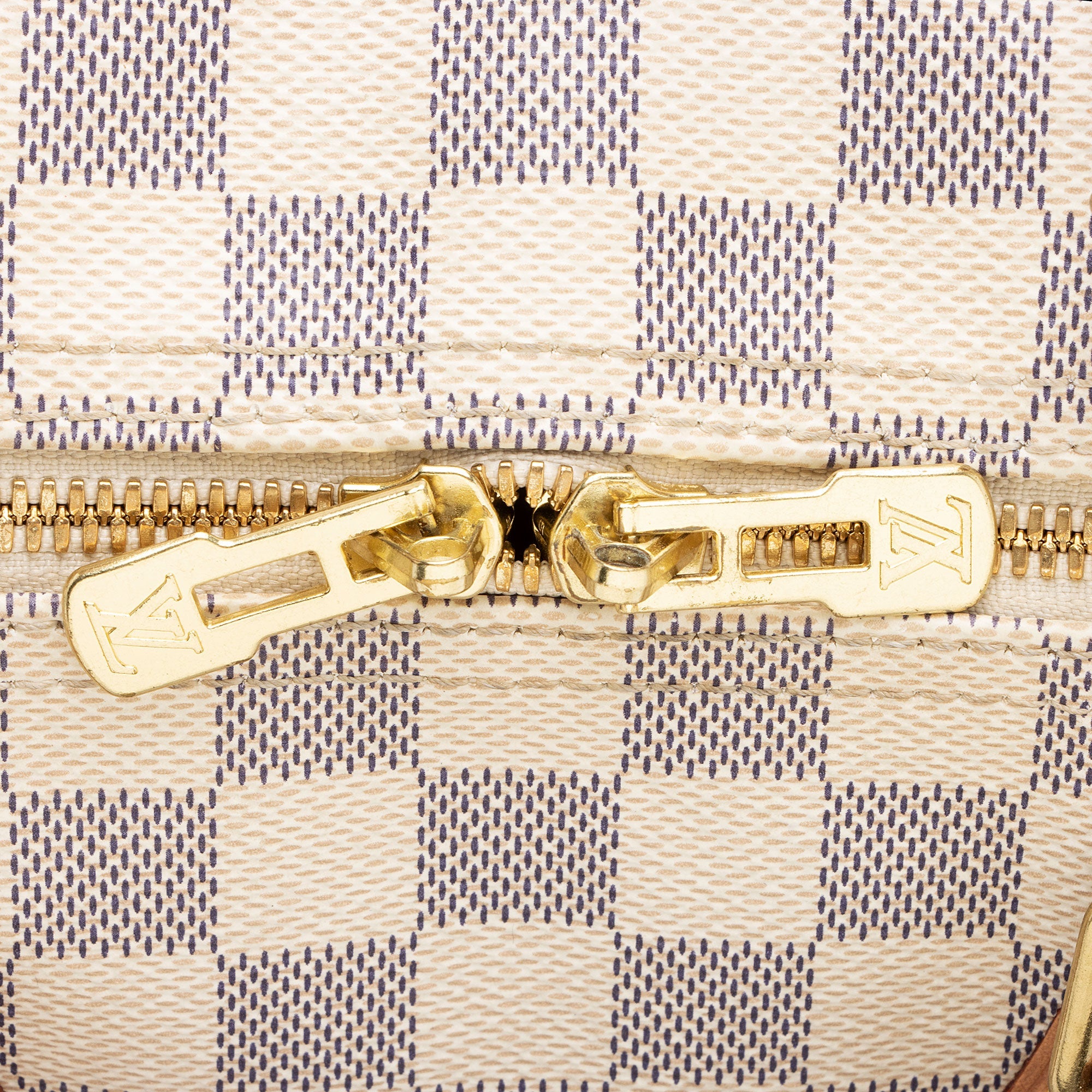 Louis Vuitton Damier Azur Speedy Bandouliere 30 Satchel (SHF-4DjdZg)