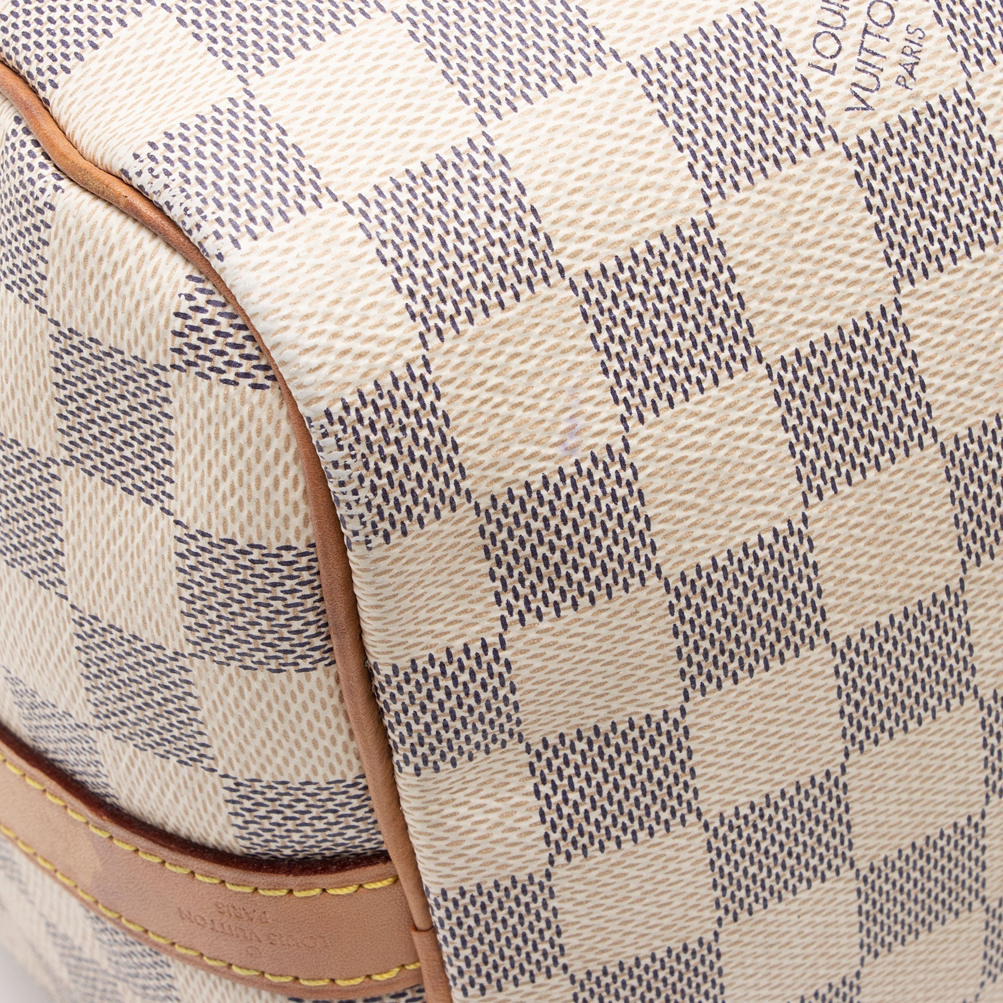 Louis Vuitton Damier Azur Speedy Bandouliere 30 Satchel (SHF-4DjdZg)