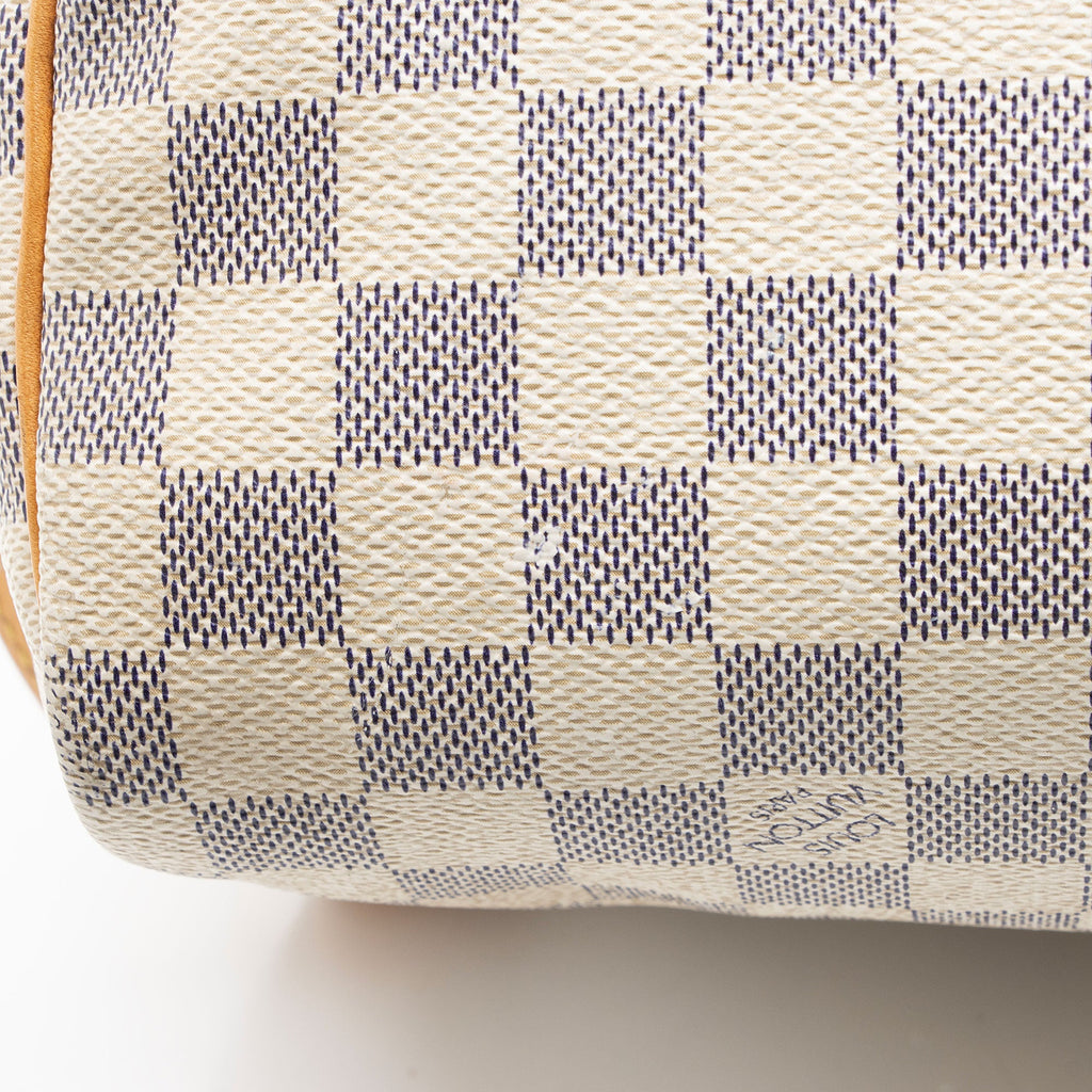 Louis Vuitton Damier Azur Speedy Bandouliere 30 Satchel