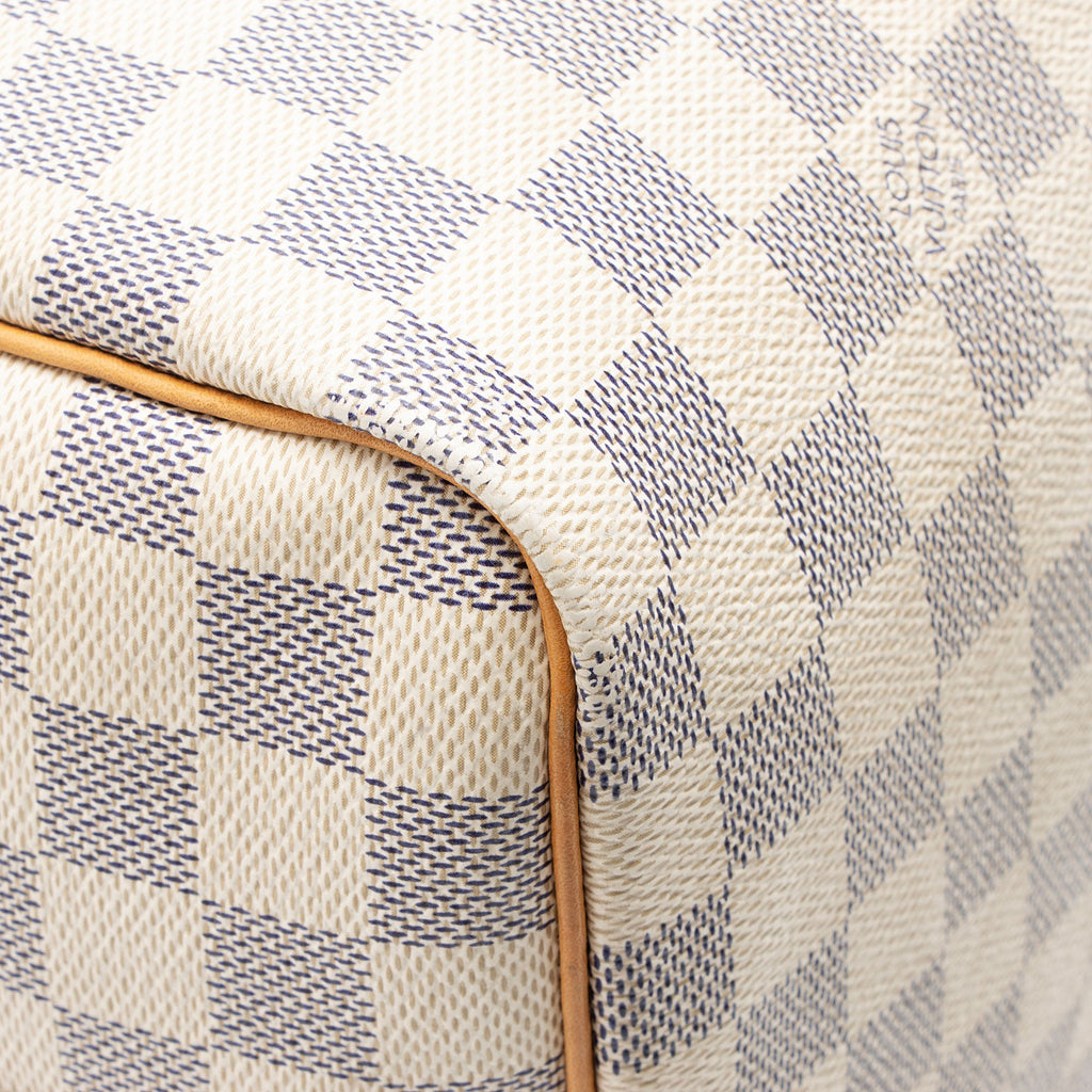 Louis Vuitton Damier Azur Speedy Bandouliere 30 Satchel