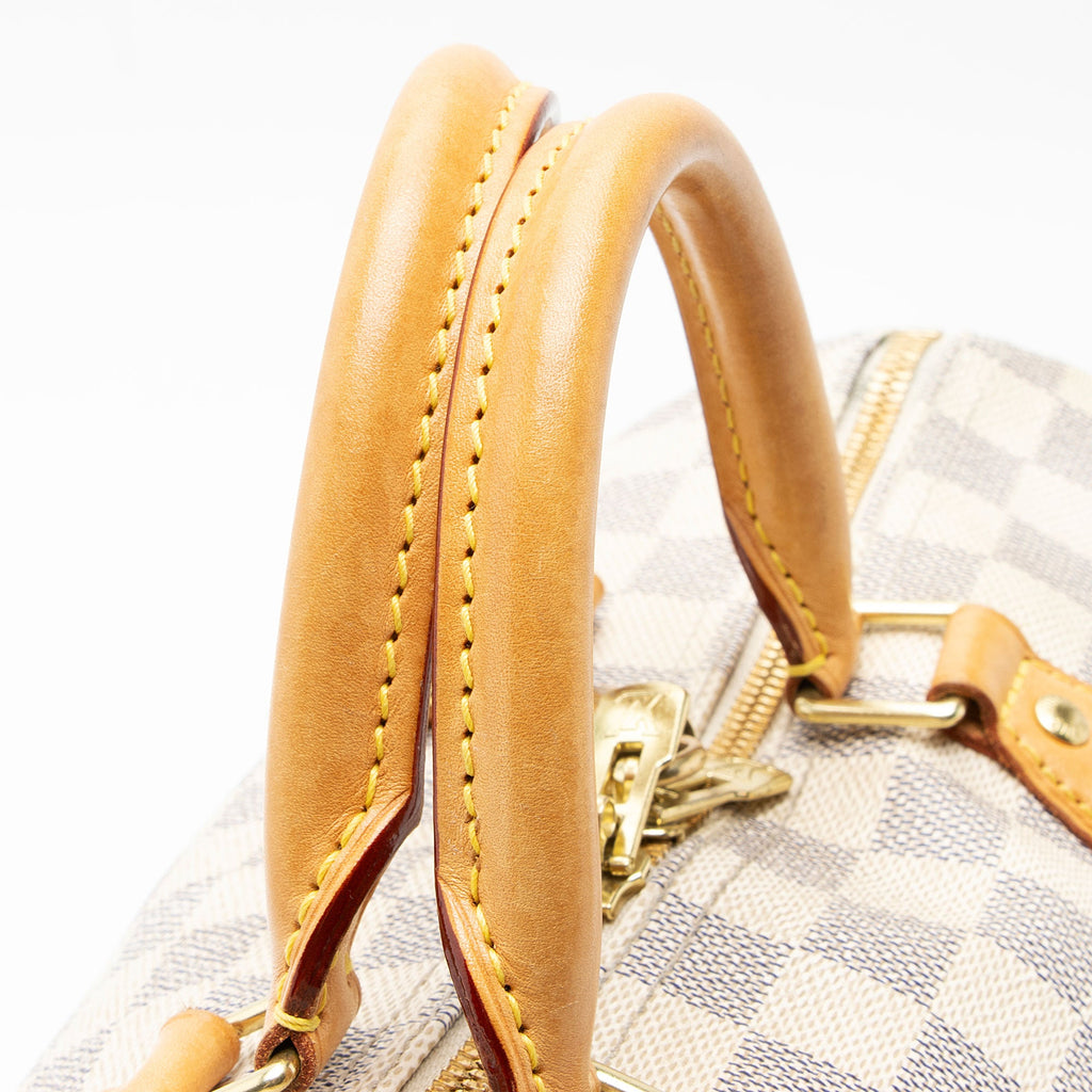 Louis Vuitton Damier Azur Speedy Bandouliere 30 Satchel