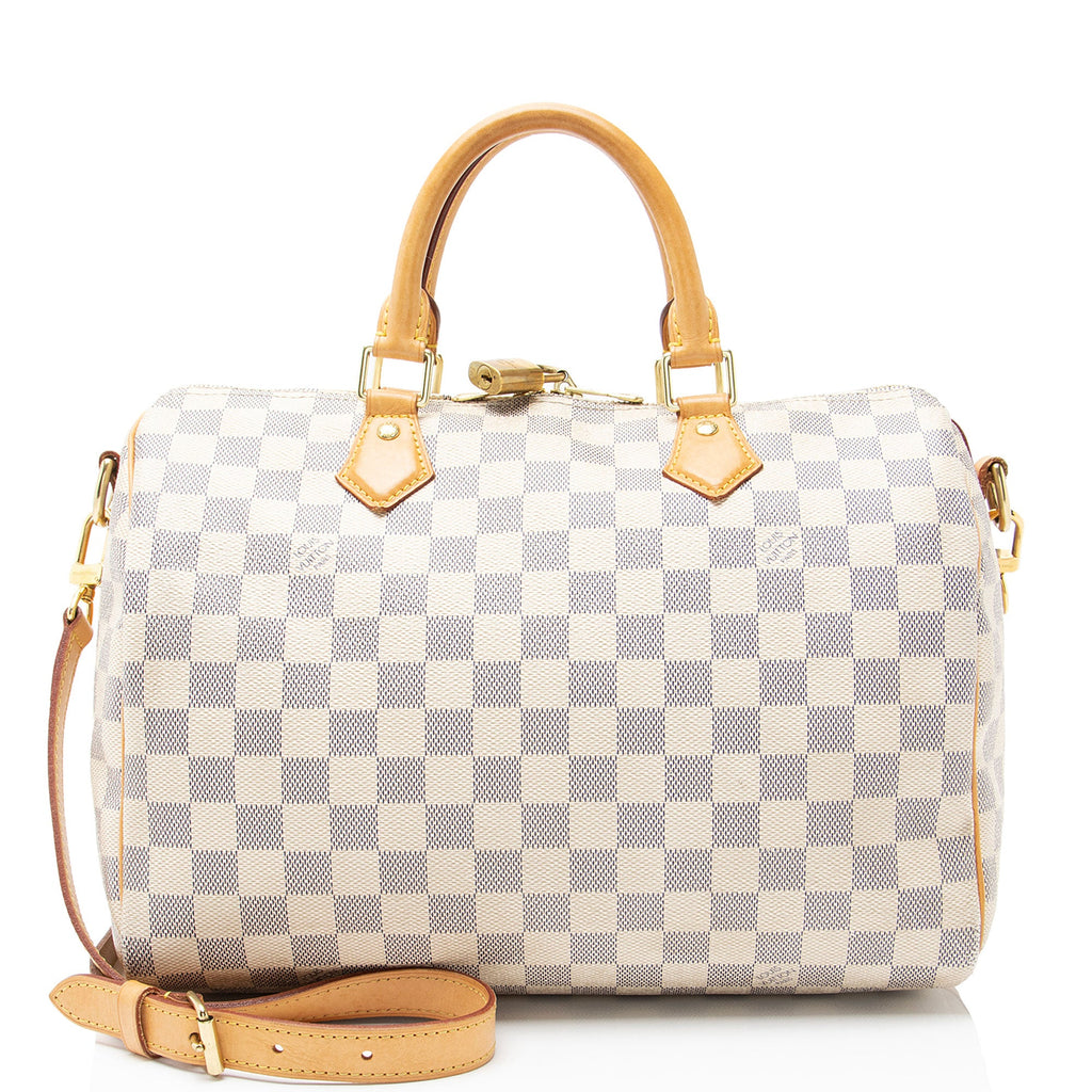 Louis Vuitton Damier Azur Speedy Bandouliere 30 Satchel