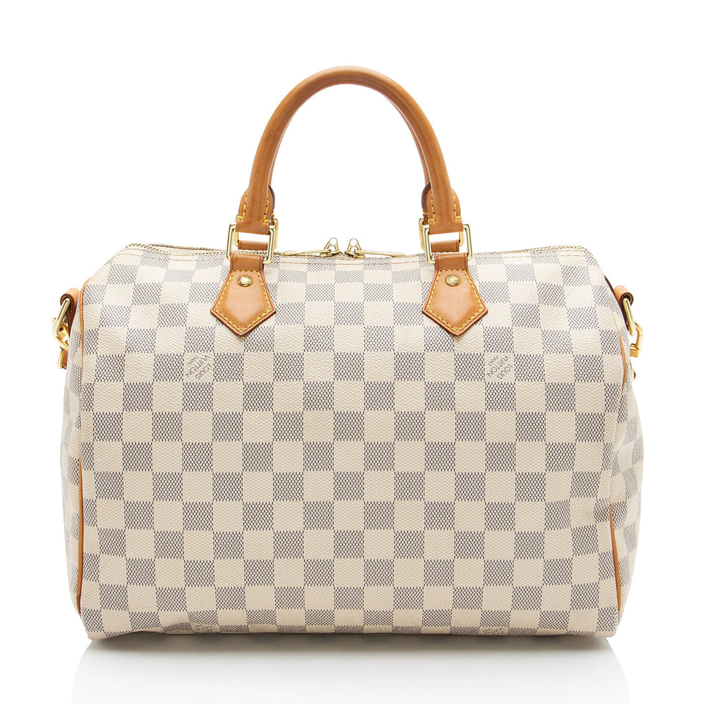 Louis Vuitton Damier Azur Speedy Bandouliere 30 Satchel