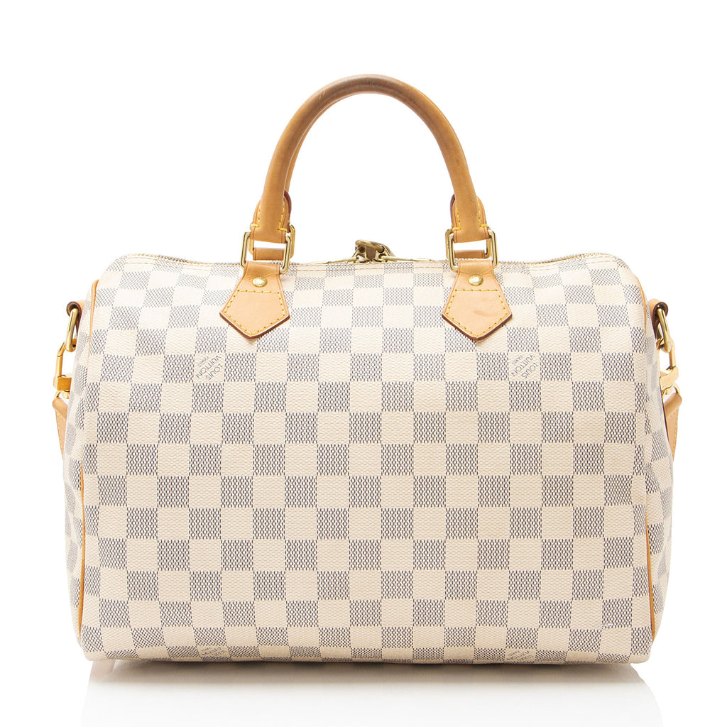Louis Vuitton Damier Azur Speedy Bandouliere 30 Satchel