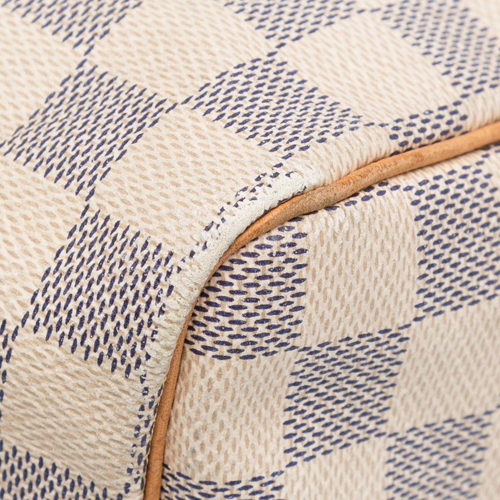 Louis Vuitton Damier Azur Speedy Bandouliere 35 (SHG-Zy55wa)