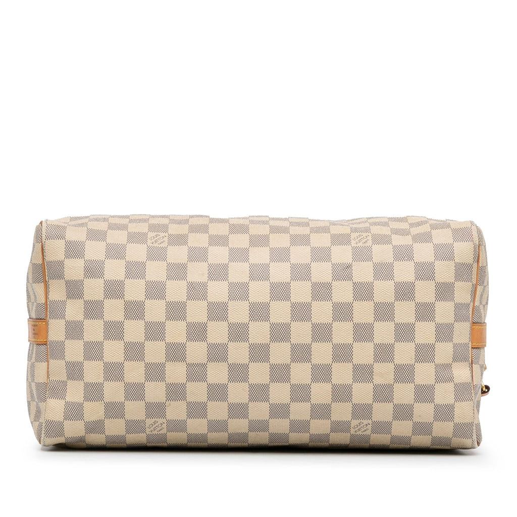 Louis Vuitton Damier Azur Speedy Bandouliere 35 (SHG-Zy55wa)