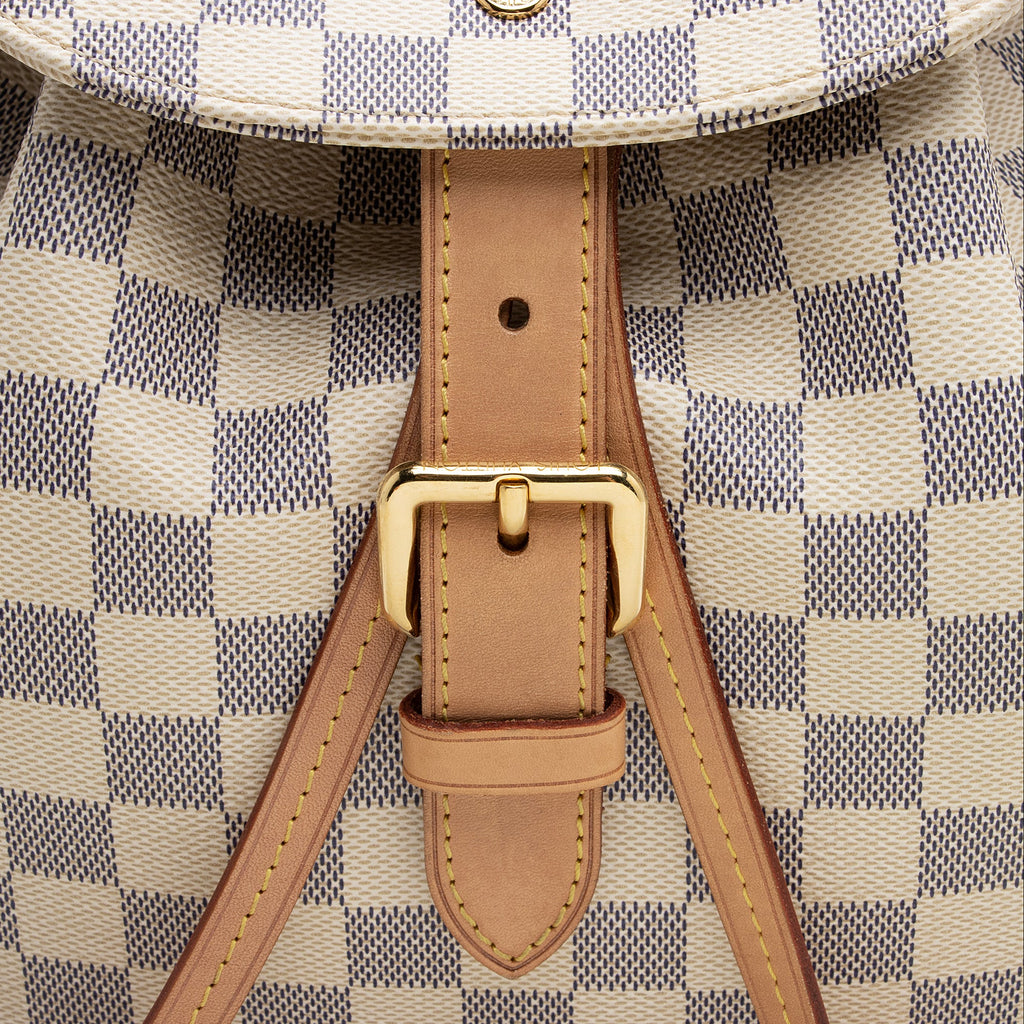 Louis Vuitton Damier Azur Sperone Backpack (SHF-22674)
