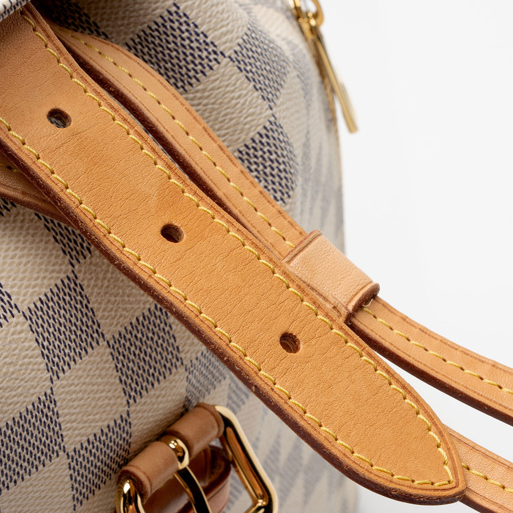 Louis Vuitton Damier Azur Sperone Backpack (SHF-4f0xqS)