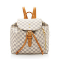 Louis Vuitton Damier Azur Sperone Backpack (SHF-x7ZaCT)