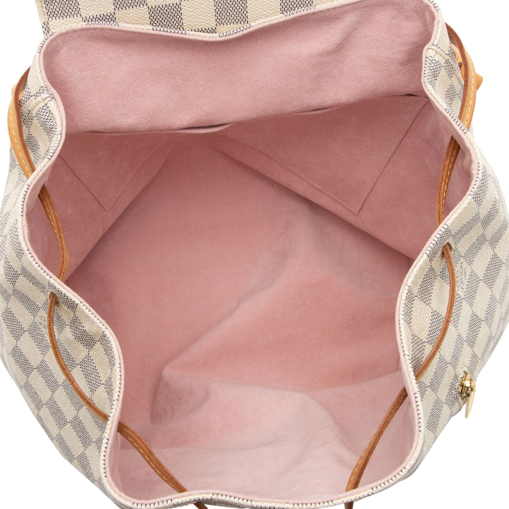 Louis Vuitton Damier Azur Sperone Backpack (SHF-x7ZaCT)