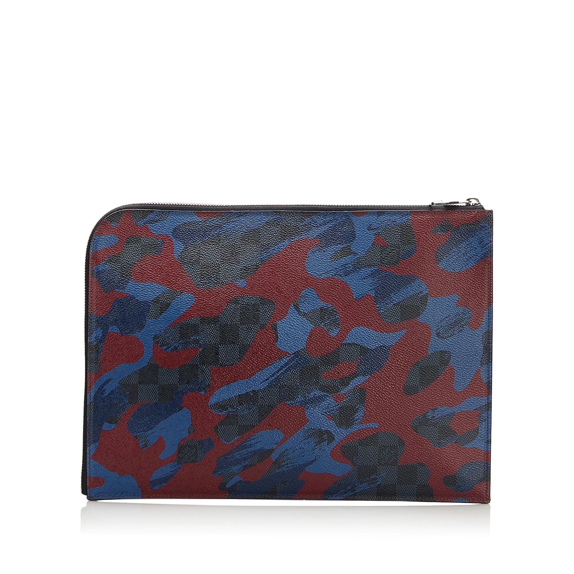 Louis Vuitton Damier Cobalt Camouflage Pochette Jour GM