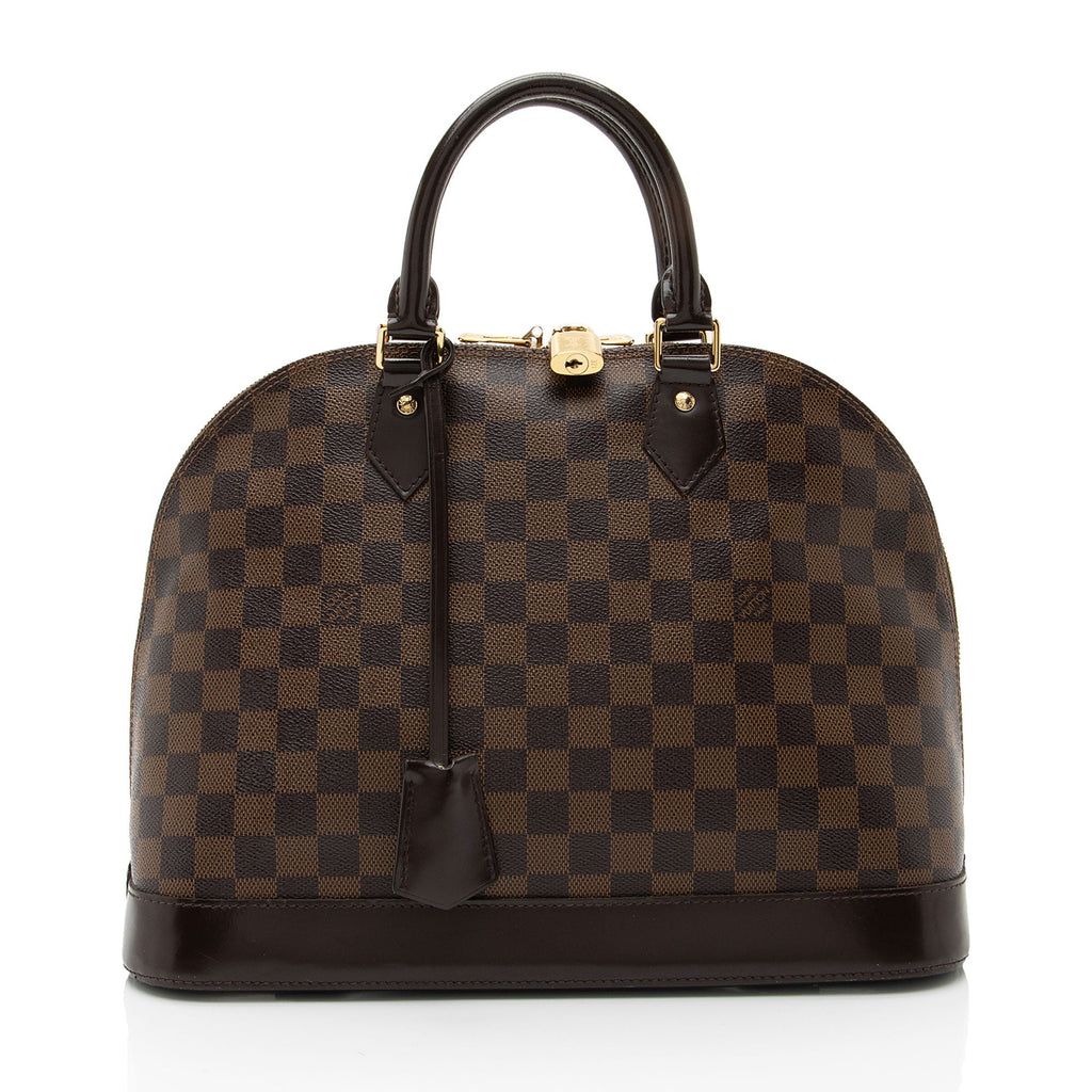 Louis Vuitton Damier Ebene Alma MM Satchel (SHF-x7hOgn)