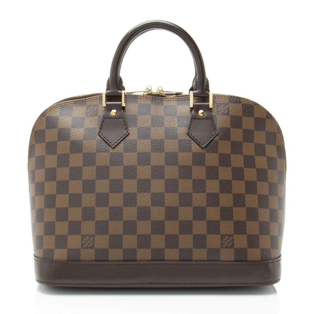 Louis Vuitton Damier Ebene Alma PM Satchel