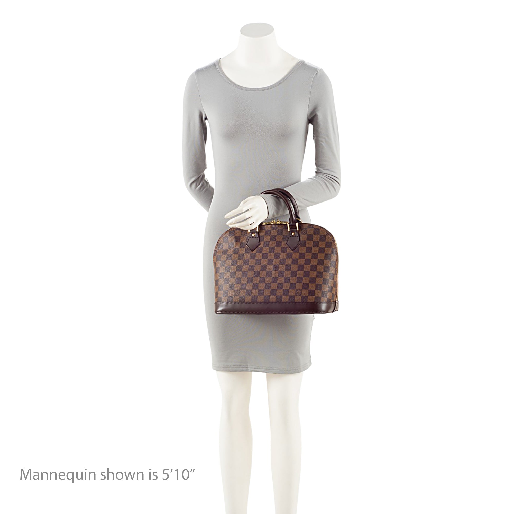 Louis Vuitton Damier Ebene Alma PM Satchel