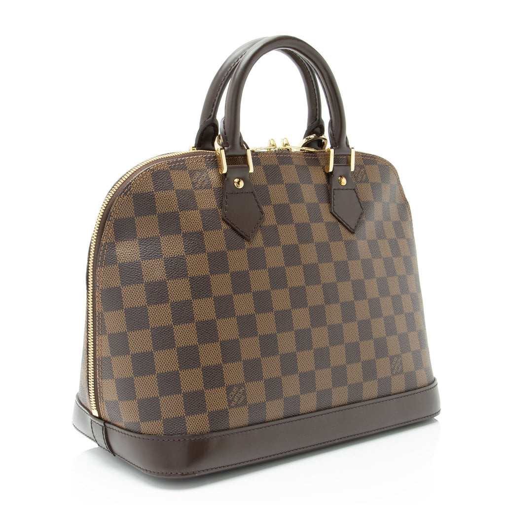 Louis Vuitton Damier Ebene Alma PM Satchel