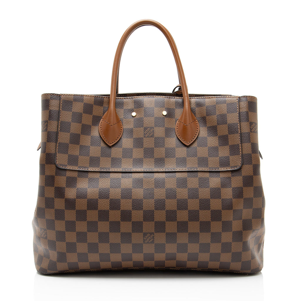 Louis Vuitton Damier Ebene Ascot Satchel