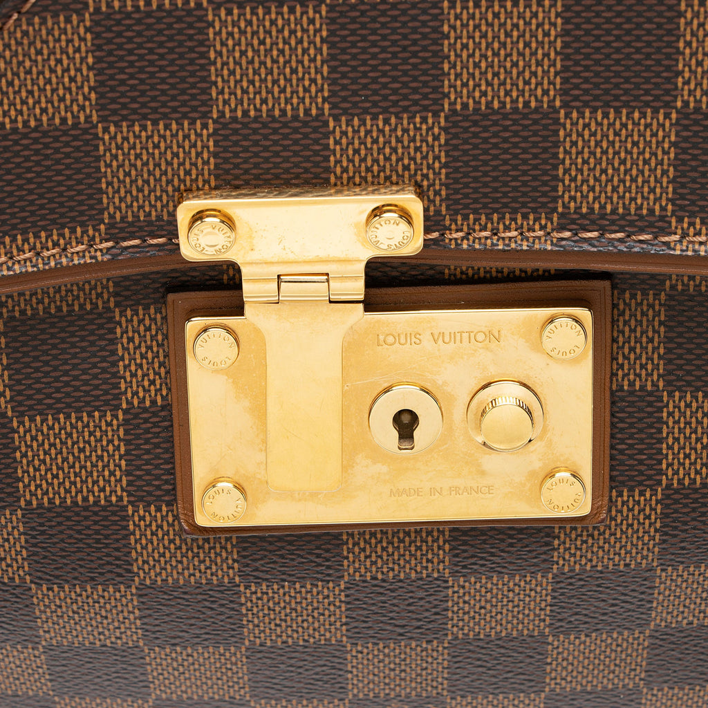 Louis Vuitton Damier Ebene Ascot Satchel