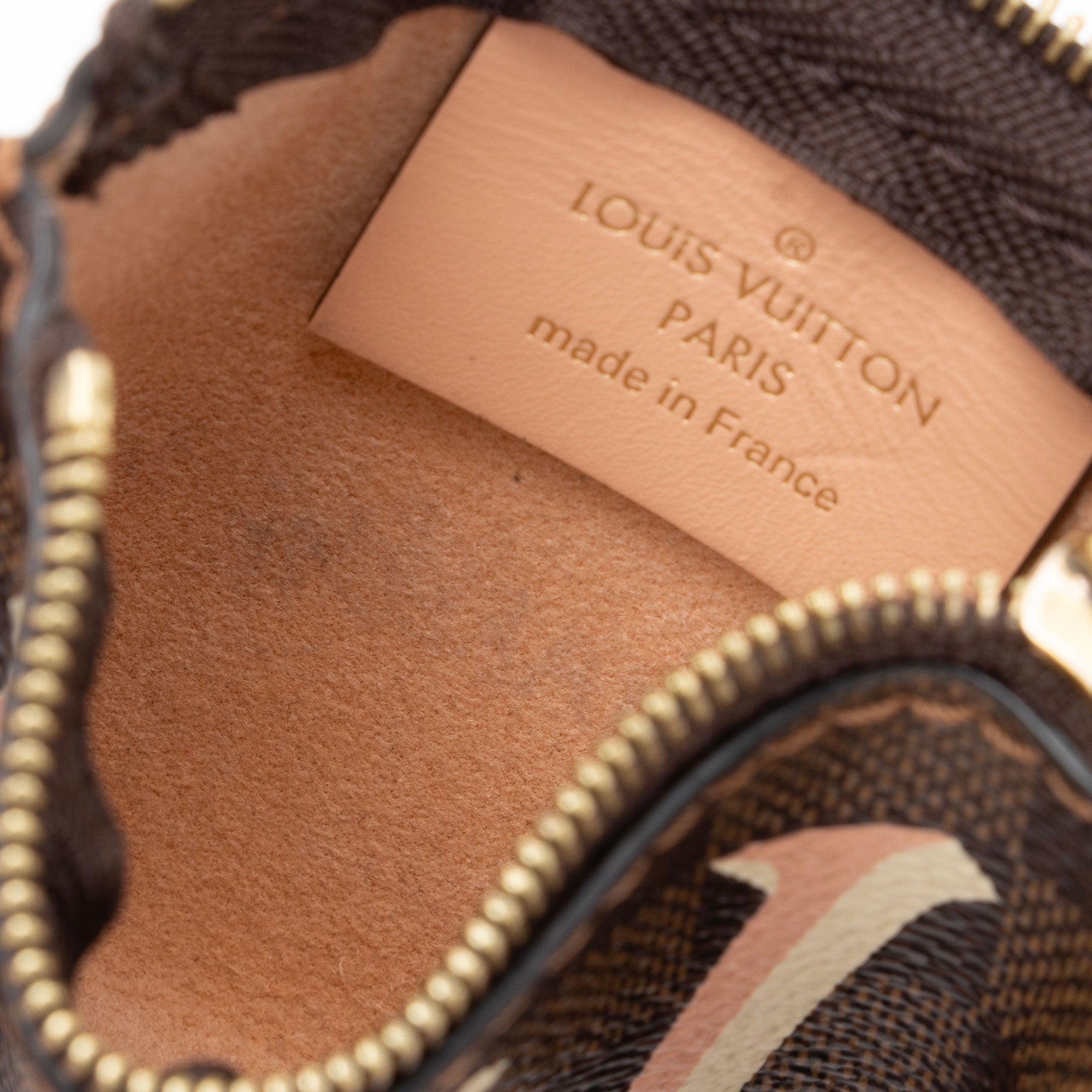 Louis Vuitton Damier Ebene Belmont PM Pochette (SHF-f1Rdoi)