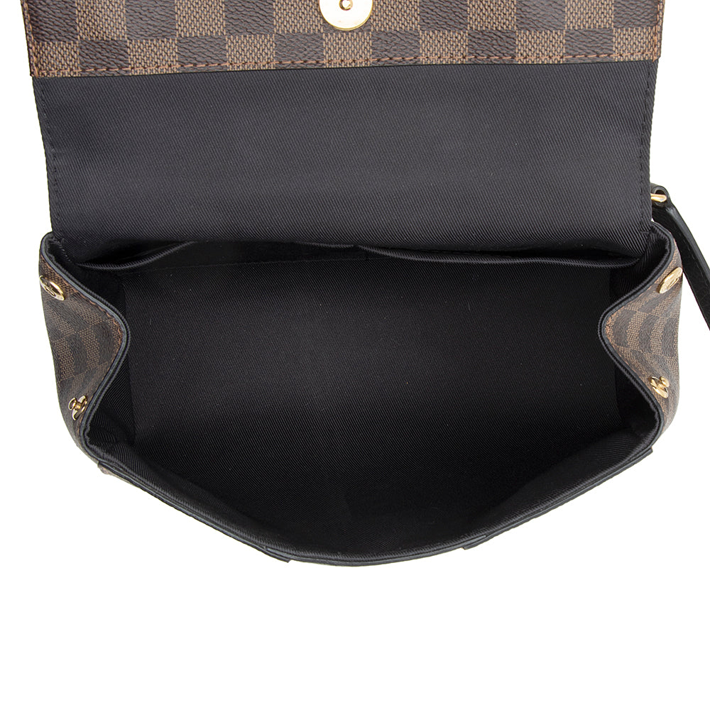 Louis Vuitton Damier Ebene Bond Street BB Satchel (SHF-21499)