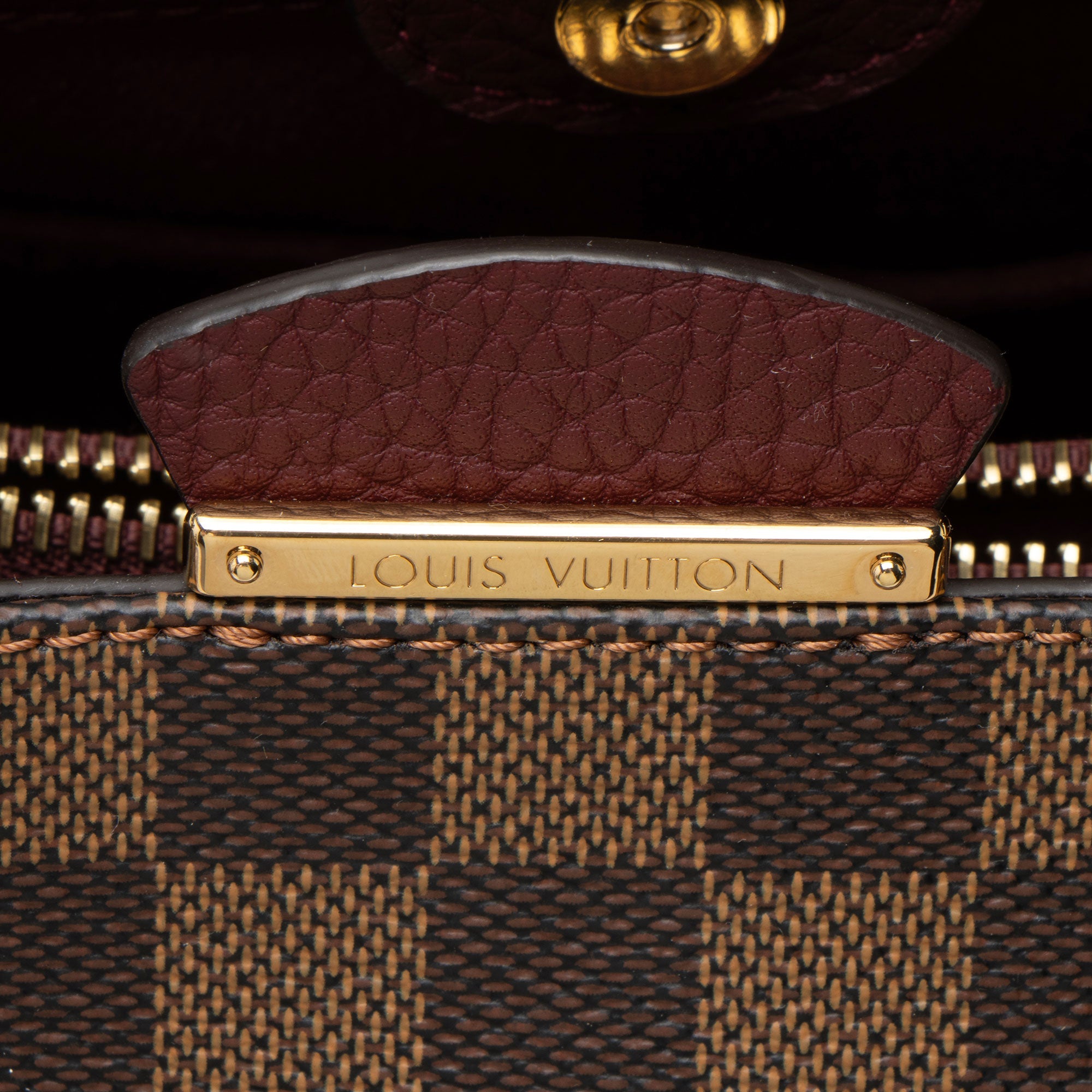 Louis Vuitton Damier Ebene Brittany Satchel