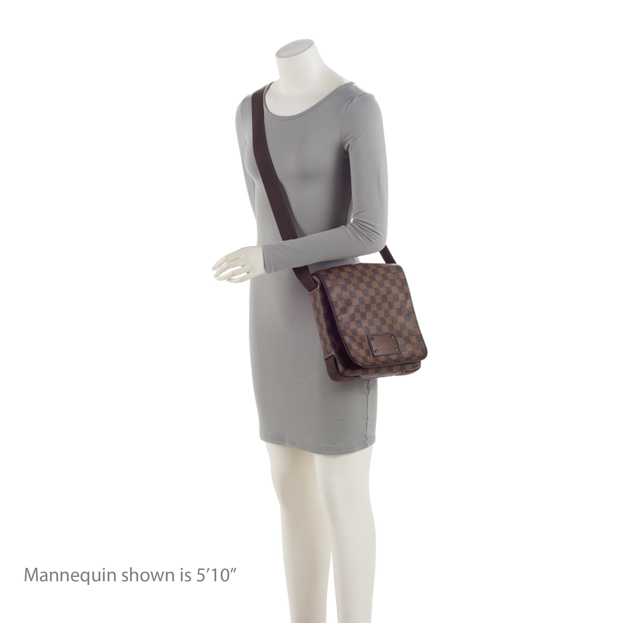 Louis Vuitton Damier Ebene Brooklyn PM Messenger (SHF-TV37Dw)