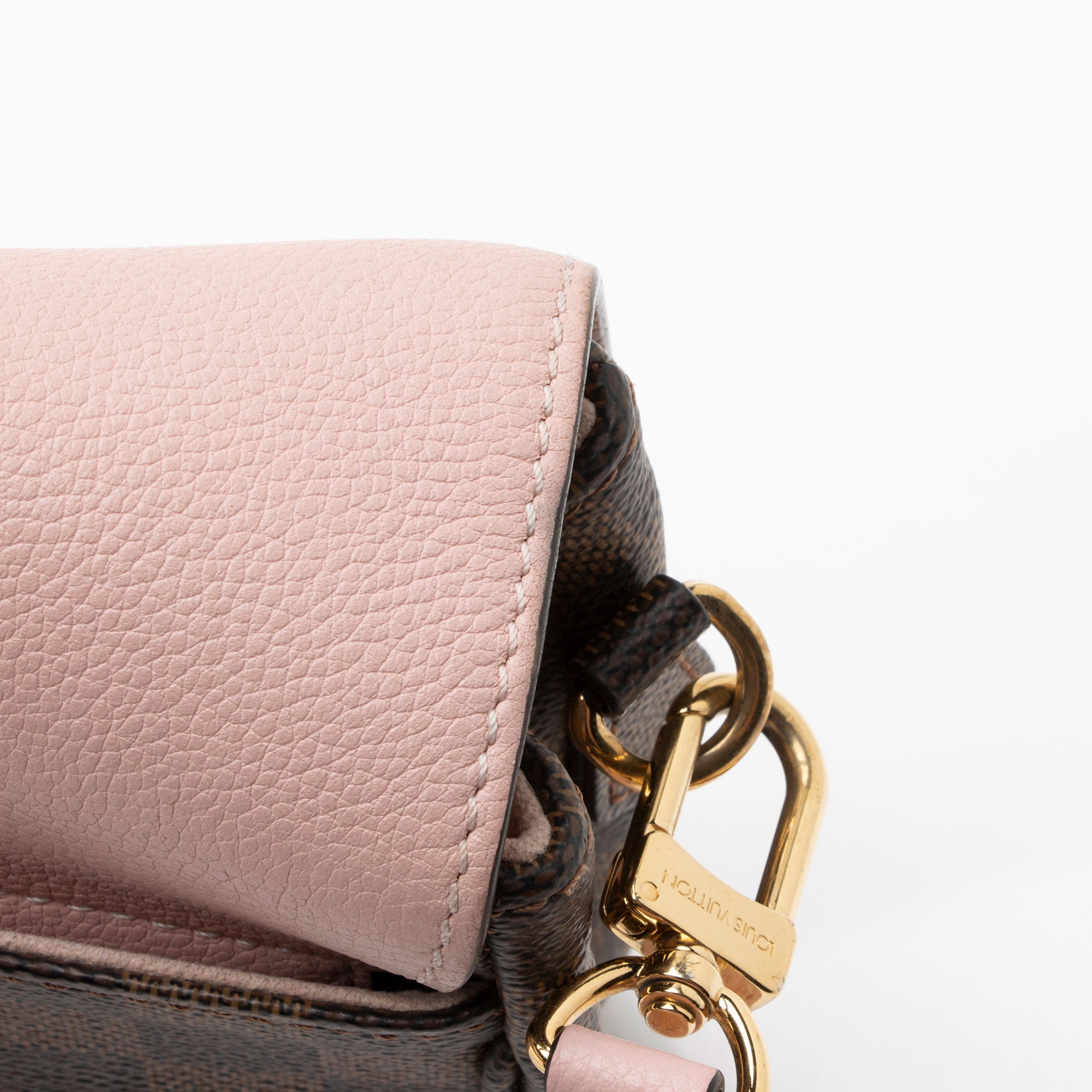 Louis Vuitton Damier Ebene Calfskin Clapton PM Shoulder Bag (SHF-XEo126)