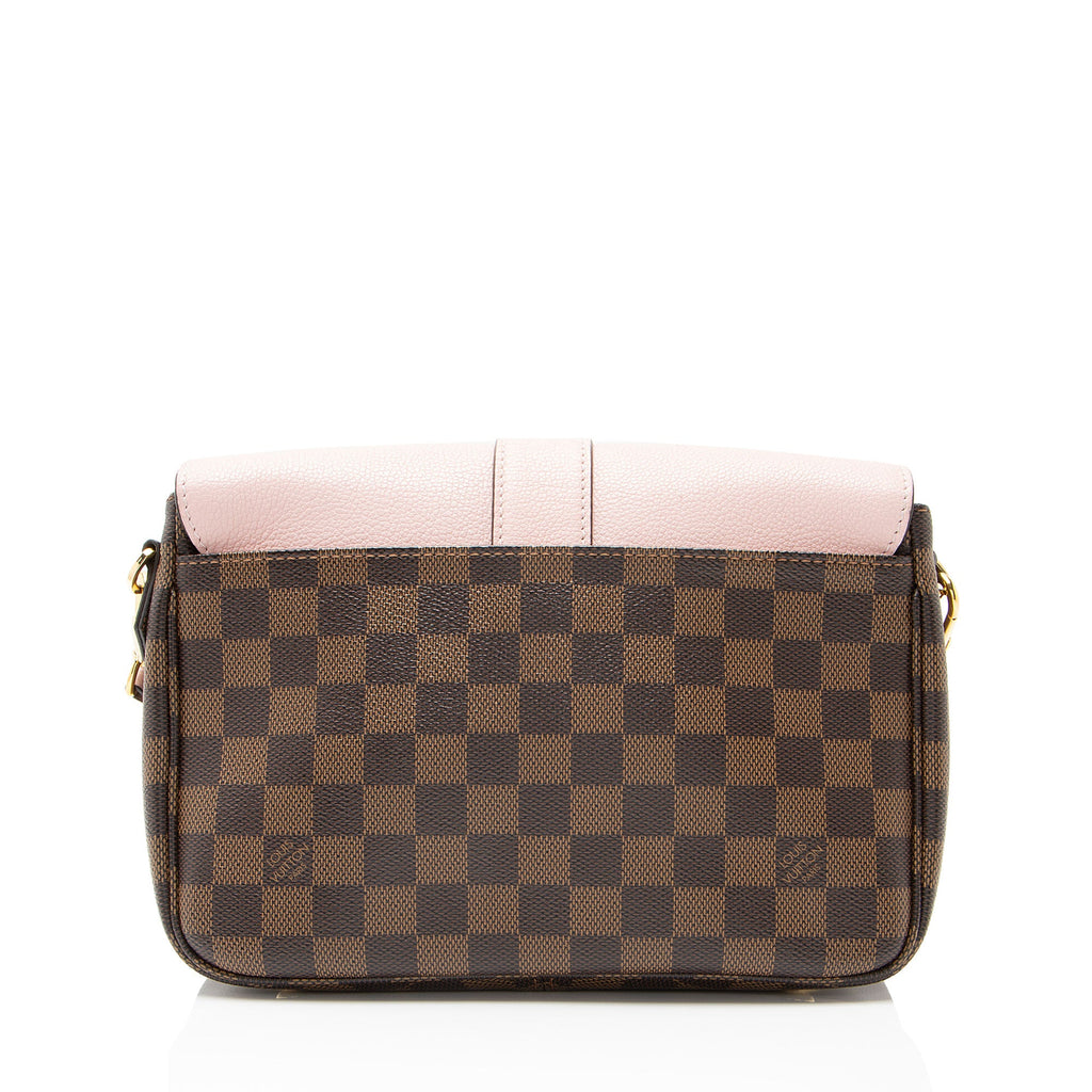 Louis Vuitton Damier Ebene Calfskin Clapton PM Shoulder Bag
