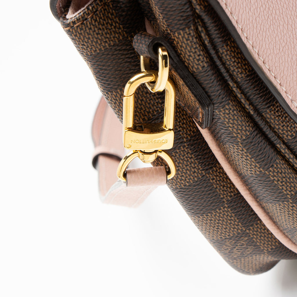 Louis Vuitton Damier Ebene Calfskin Clapton PM Shoulder Bag