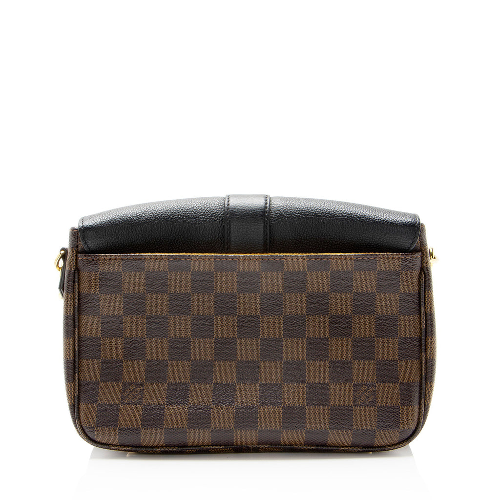 Louis Vuitton Damier Ebene Calfskin Clapton PM Shoulder Bag