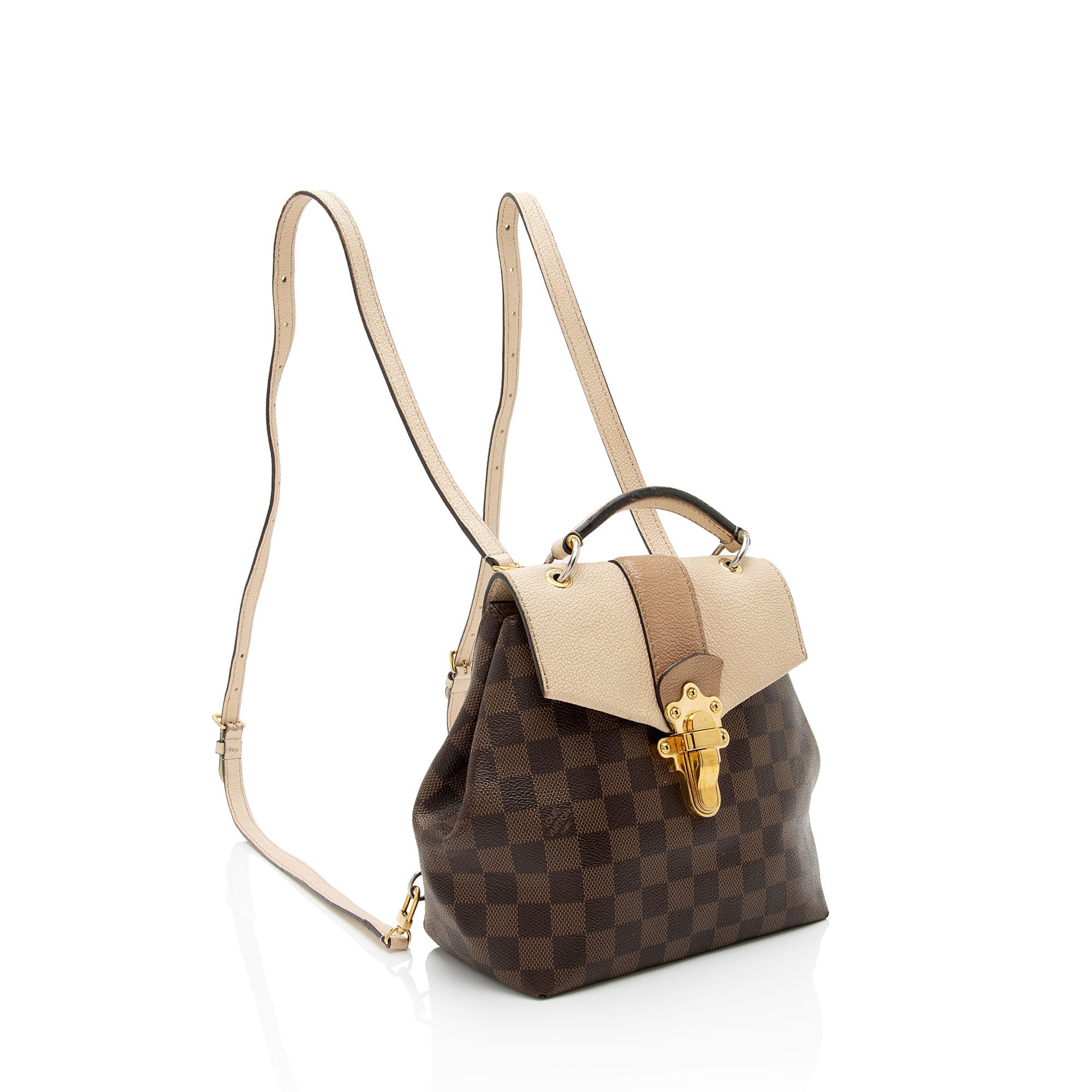 Louis Vuitton Damier Ebene Clapton Backpack - FINAL SALE (SHF-C2yqZQ)