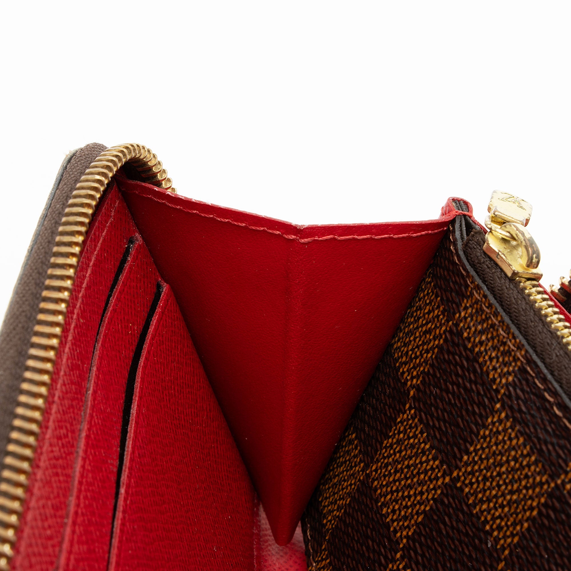 Louis Vuitton Damier Ebene Clemence Wallet