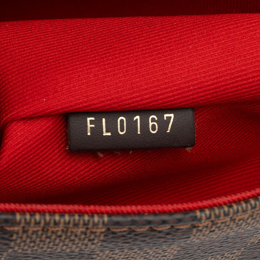 Louis Vuitton Damier Ebene Croisette Shoulder Bag (SHF-0uTvwU)
