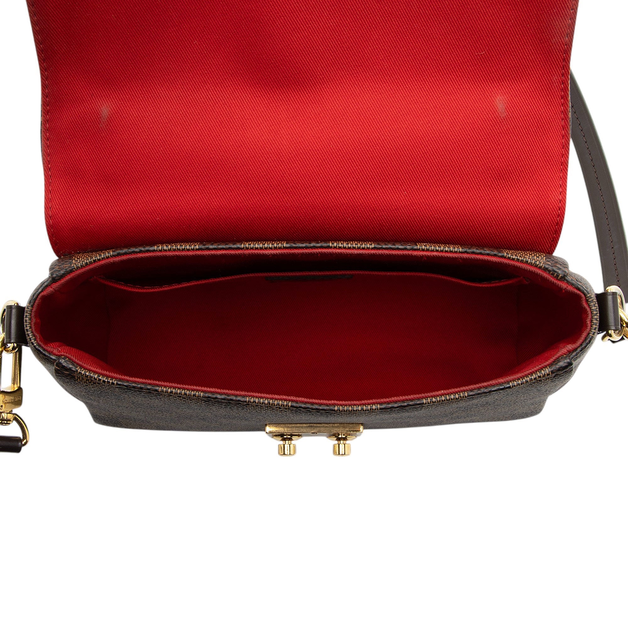 Louis Vuitton Damier Ebene Croisette Shoulder Bag