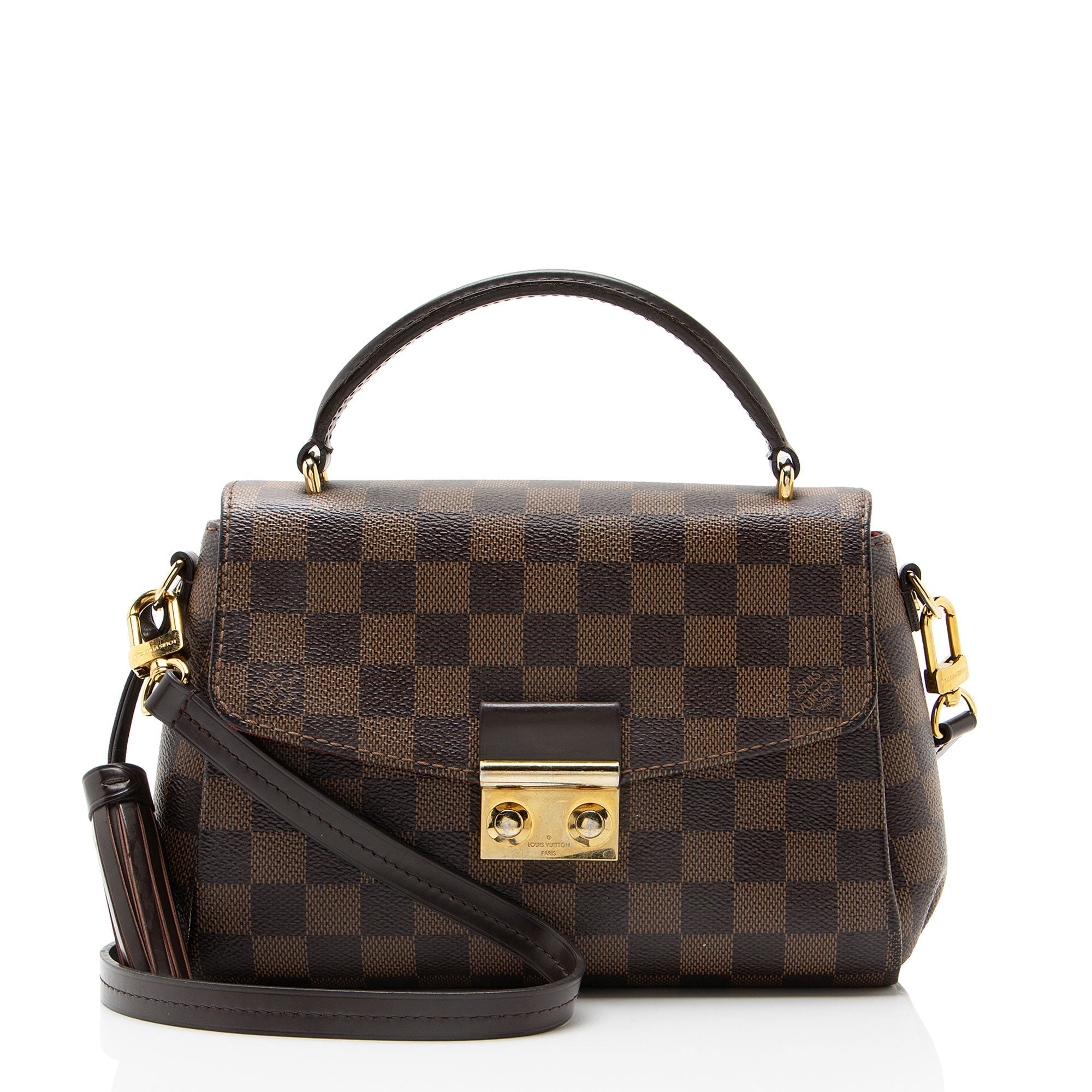 Louis Vuitton Damier Ebene Croisette Shoulder Bag